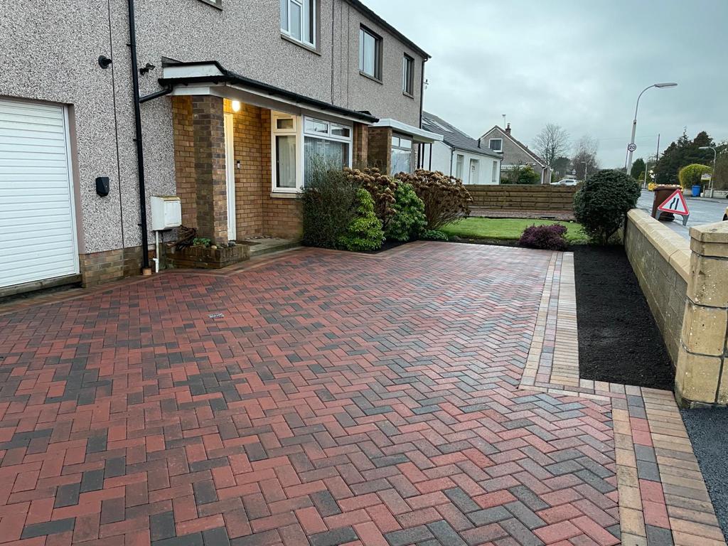 Completed garden landscaping project