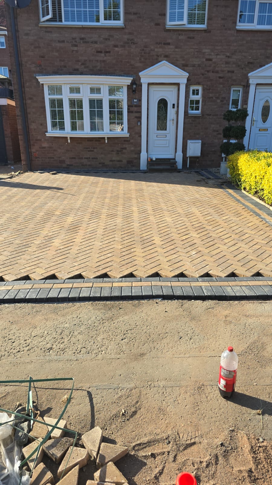 Professional paving work